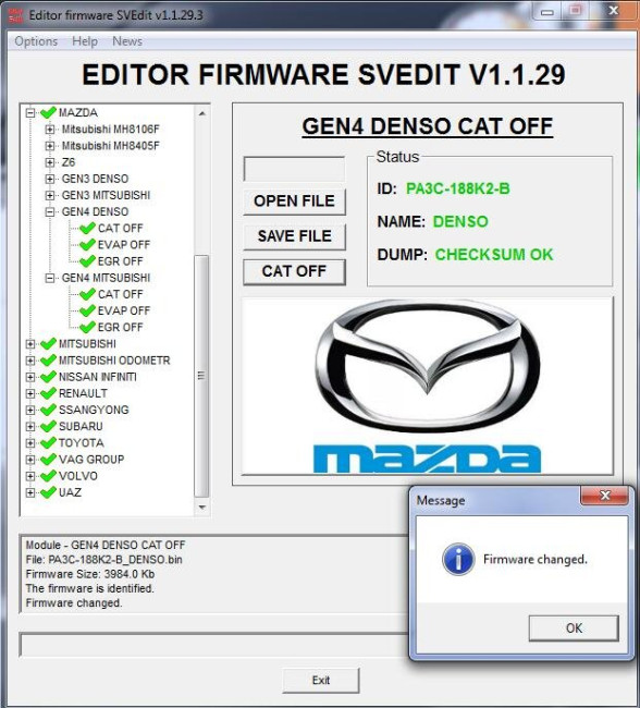 MODULE MAZDA SKYAKTIV ECU DENSO GEN4 EURO 2 MODULE MAZDA SKYAKTIV ECU DENSO GEN4 EURO 2