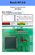 Распиновка Bosch M7.9.8