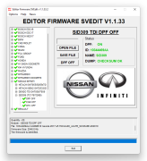 MODULE DPF OFF TDI SID309 (TC1767/2MB) NISSAN INFINITI