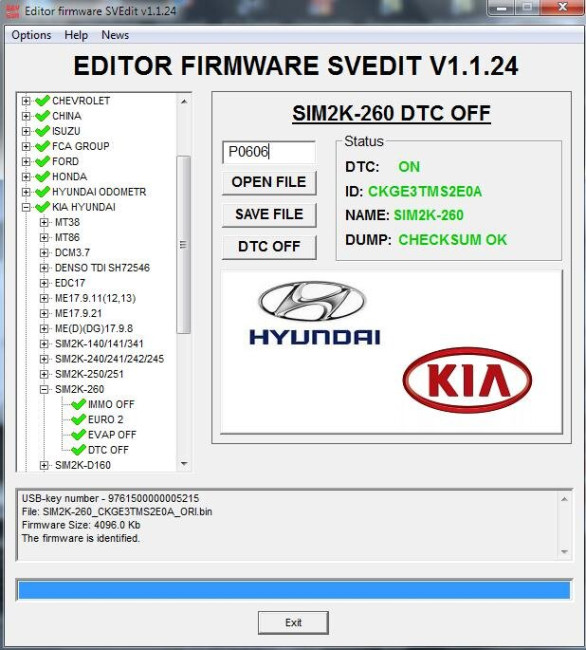 MODULE DTC OFF SIM2K-260 HYUNDAI KIA MODULE DTC OFF SIM2K-260 HYUNDAI KIA