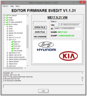 MODULE VIN CHANGE ME17.9.21 HYUNDAI KIA
