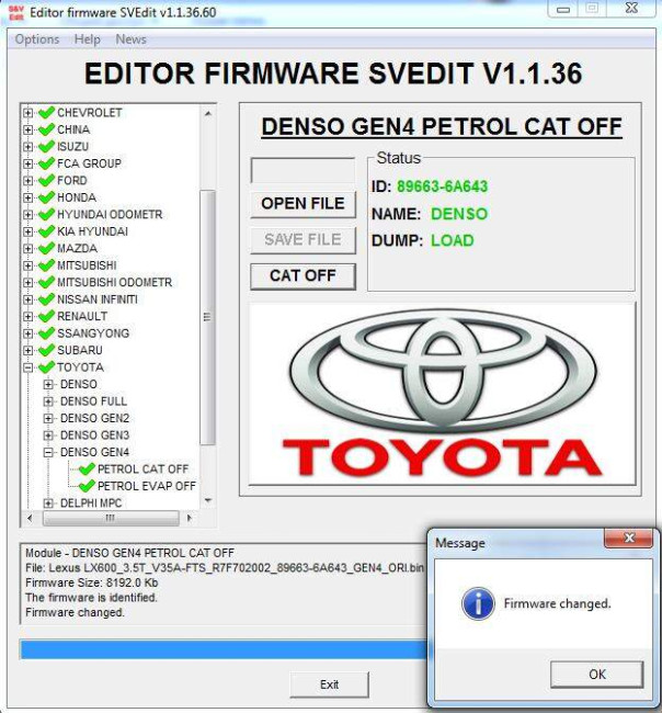 MODULE CAT OFF DENSO GEN4 PETROL TOYOTA LEXUS