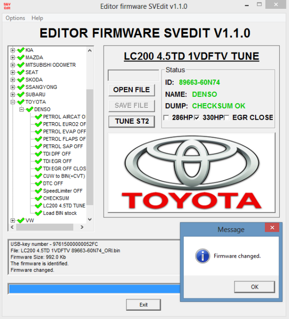 MODULE LC200 4.5TD 1VDFTV TUNE